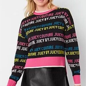 Juicy Couture Liquorice Multi Sweater Size M